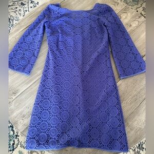Lilly Pulitzer Lavender Sheath Dress with Bell Sleeves